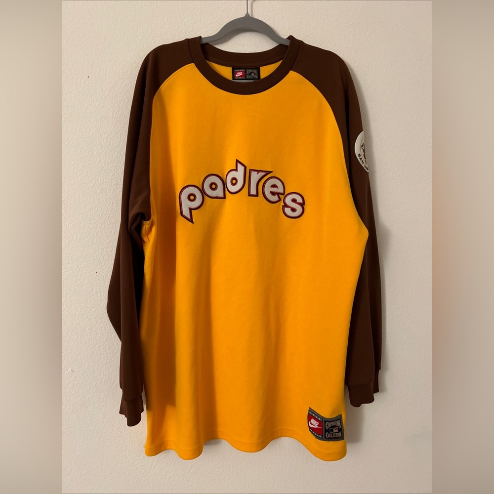 Vintage Nike Team Sports San Diego Padres Rollie Fingers #34 Pullover Shirt ⚾️